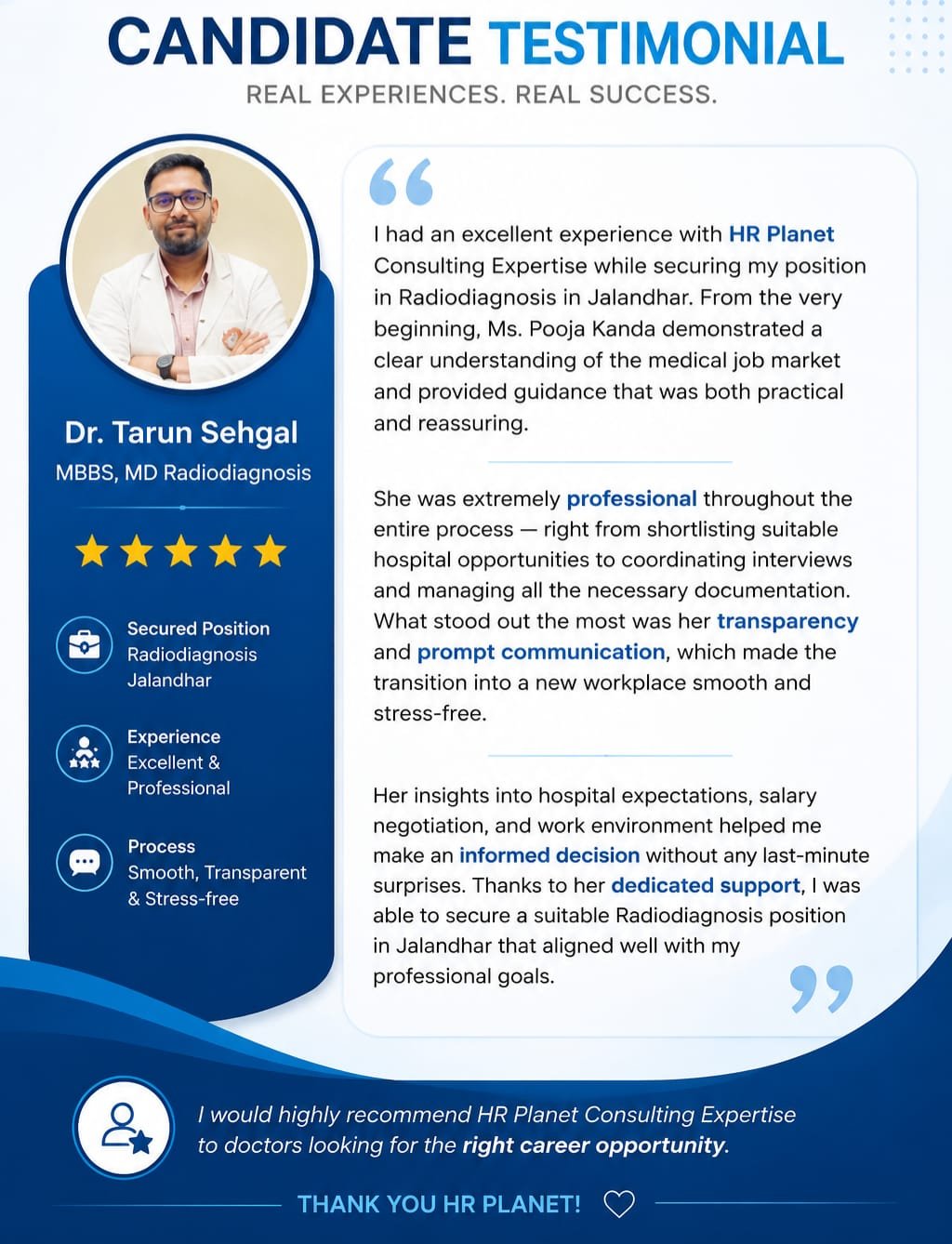 HR Planet Testimonial